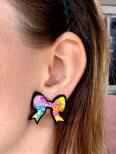 Load image into Gallery viewer, Cartoon Rainbow Bow Studs