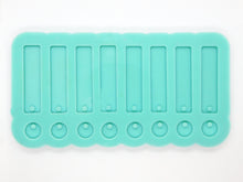 Load image into Gallery viewer, Exclamations, Round &amp; Rectangle Dangle Earring Silicone Mold for Epoxy Resin Casting

