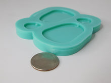 Load image into Gallery viewer, Large Odd Oval Dangle Earring Silicone Mold for Epoxy Resin Casting
