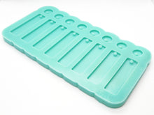 Load image into Gallery viewer, Exclamations, Round &amp; Rectangle Dangle Earring Silicone Mold for Epoxy Resin Casting
