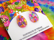 Load image into Gallery viewer, Easter Egg Earring Studs Silicone Mold for Epoxy Resin Casting
