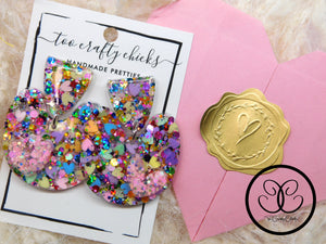 Valentine Confetti U-Turn Dangles