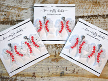Load image into Gallery viewer, Baseball/Softball Bow Dangles [pre order]
