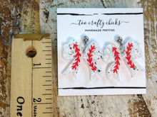 Load image into Gallery viewer, Baseball/Softball Bow Dangles [pre order]

