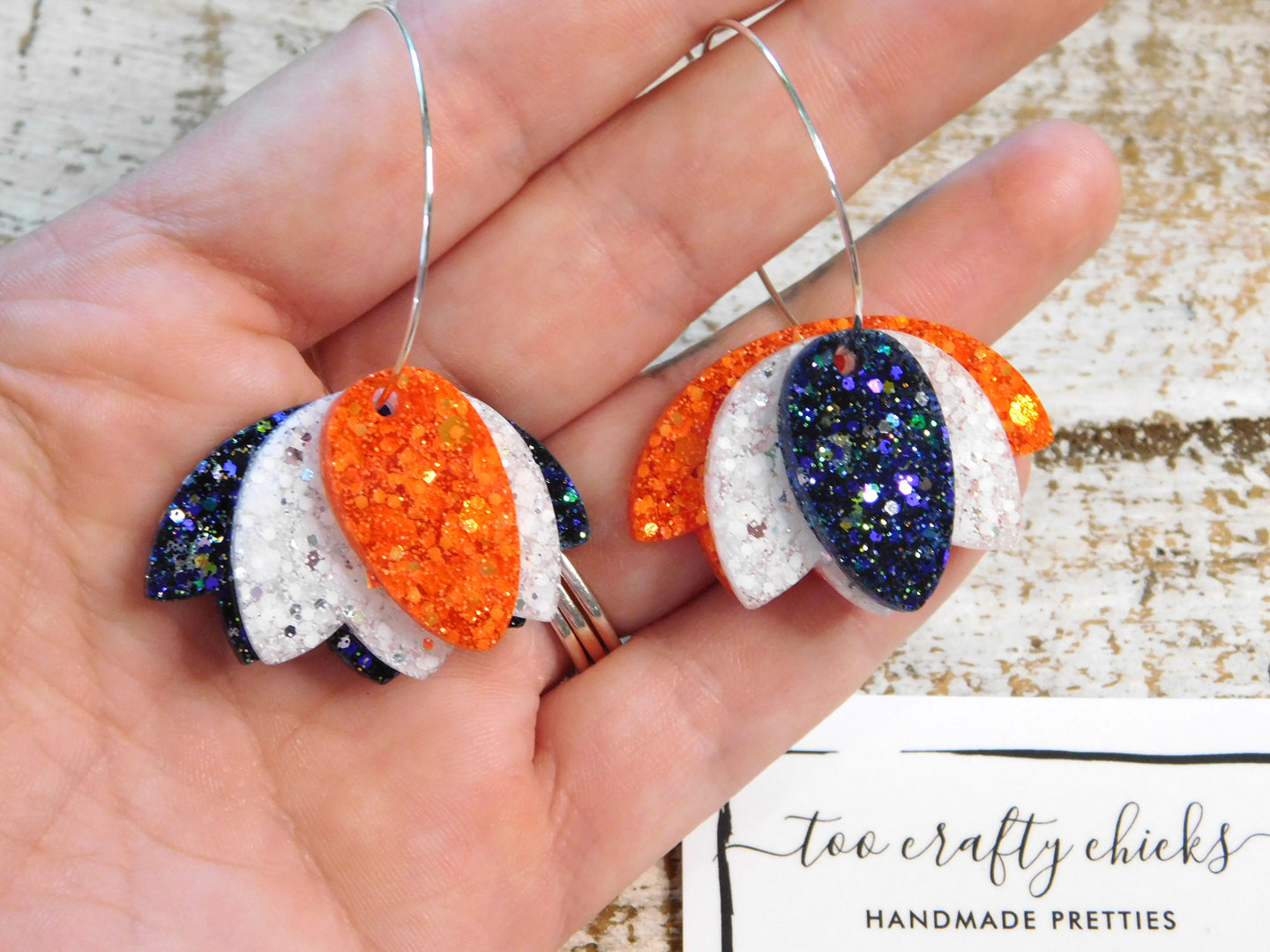 Custom Team Color(s) Tulip Dangles [pre-order]