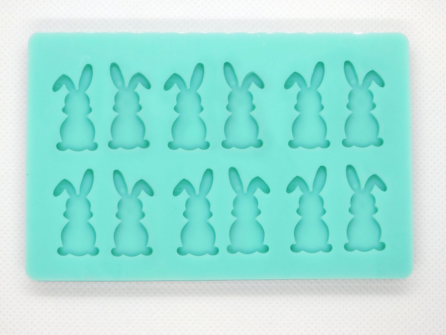 Easter Bunny Earring Studs Silicone Mold for Epoxy Resin Casting