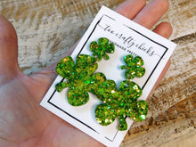 Load image into Gallery viewer, Four Leaf Clover Dangle Earrings [pre-order]
