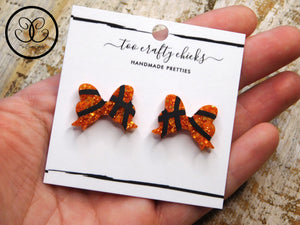 Basketball Bow Studs [pre-order]