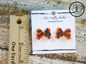 Basketball Bow Studs [pre-order]