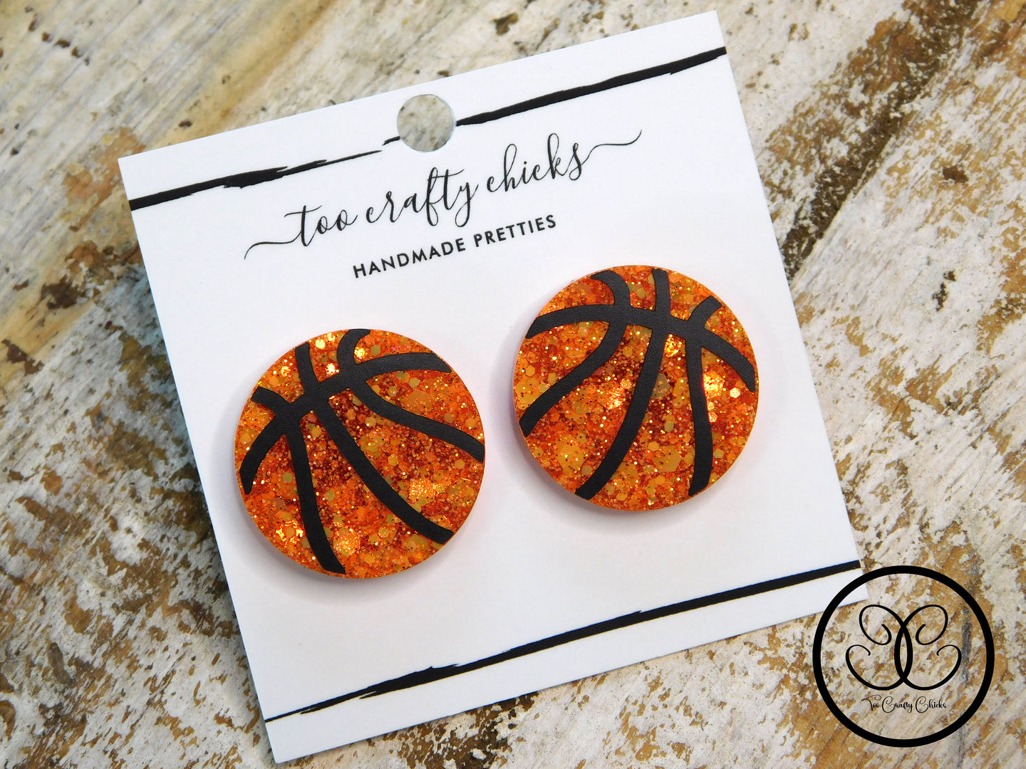 1 in. Basketball Studs [pre-order]