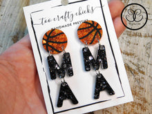 Load image into Gallery viewer, Custom Basketball MAMA Dangles [pre order]
