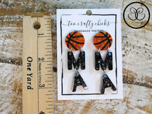 Load image into Gallery viewer, Custom Basketball MAMA Dangles [pre order]

