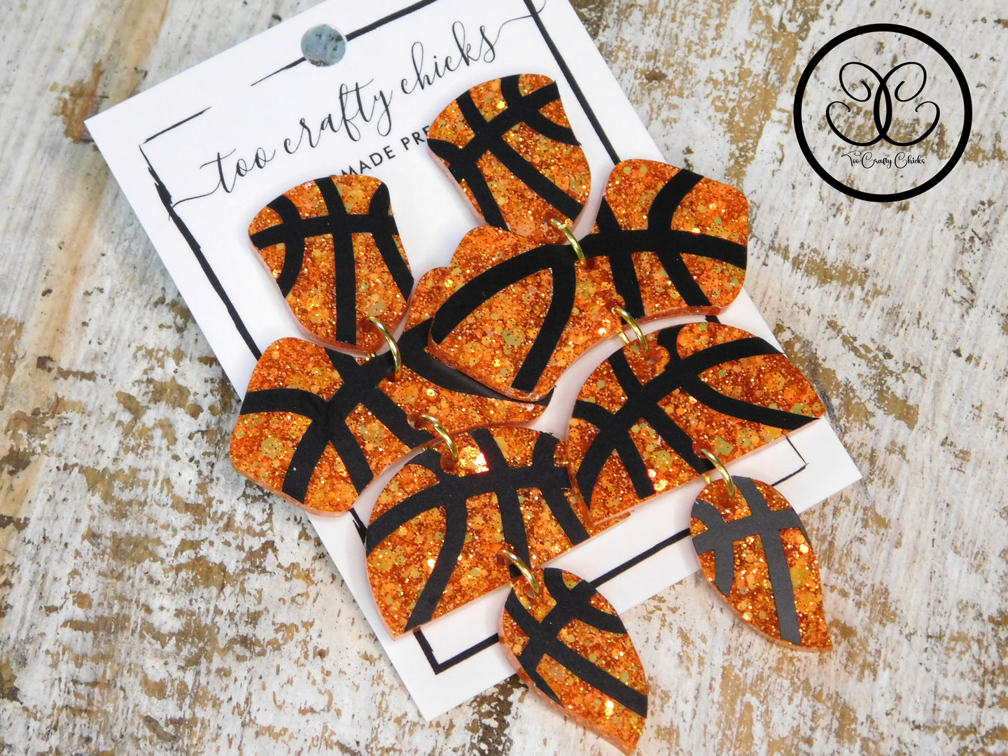 Basketball 4 Tier Dangles [pre order]
