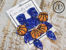 Load image into Gallery viewer, Custom Basketball 4 Tier Dangles [pre order]
