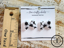 Load image into Gallery viewer, Soccer Bow Studs [pre-order]
