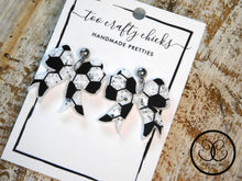 Load image into Gallery viewer, Soccer Bow Dangles [pre-order]
