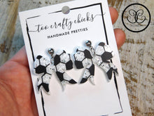 Load image into Gallery viewer, Soccer Bow Dangles [pre-order]
