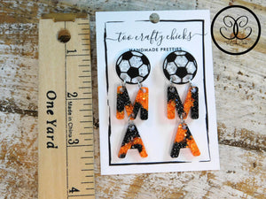 Custom Soccer MAMA Dangles [pre order]