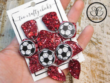 Load image into Gallery viewer, Custom Soccer 4 Tier Dangles [pre order]
