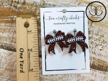 Load image into Gallery viewer, Football Bow Dangles [pre-order]
