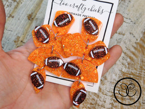 Custom Football 4 Tier Dangles [pre order]