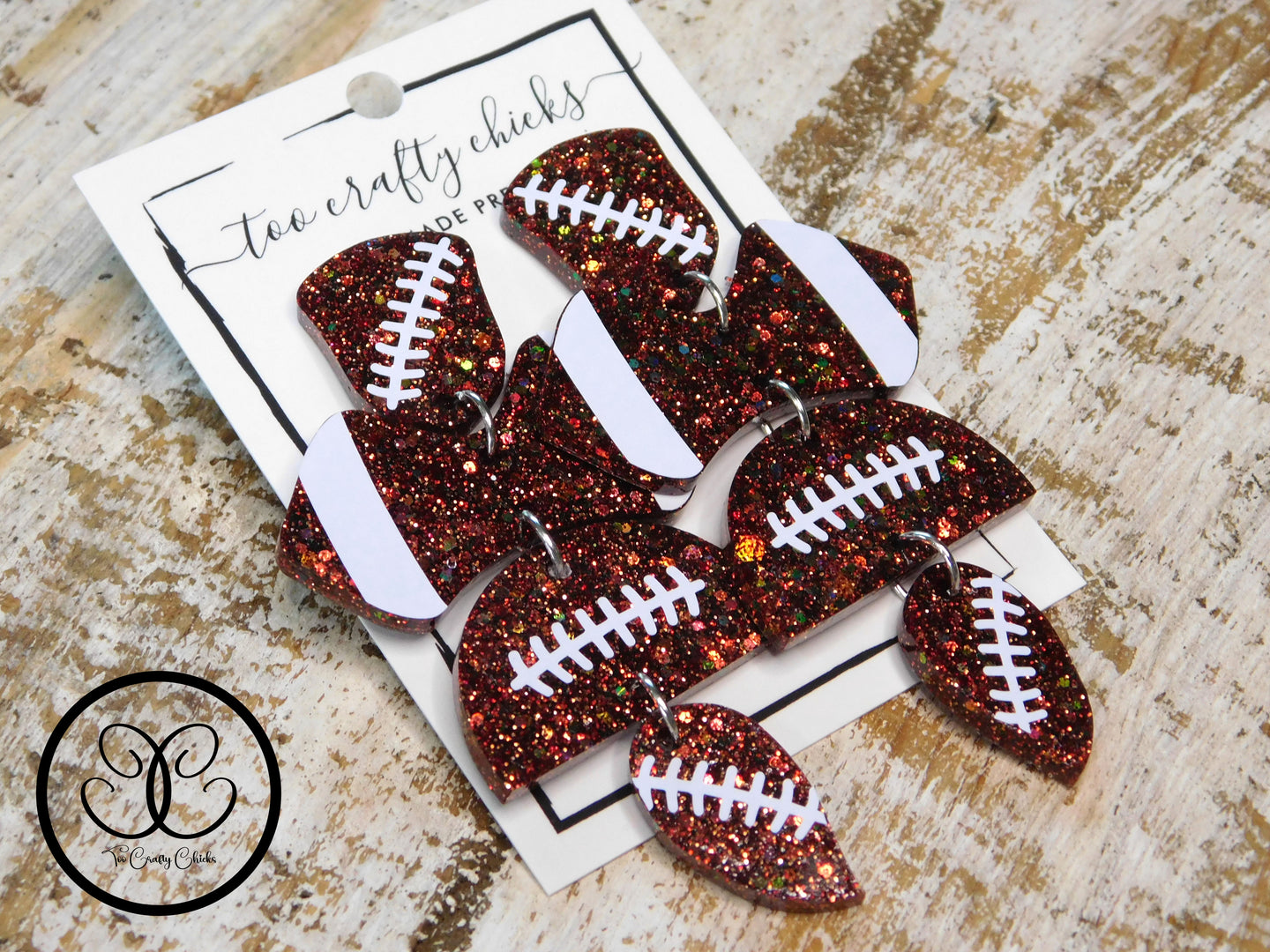Football 4 Tier Dangles [pre order]