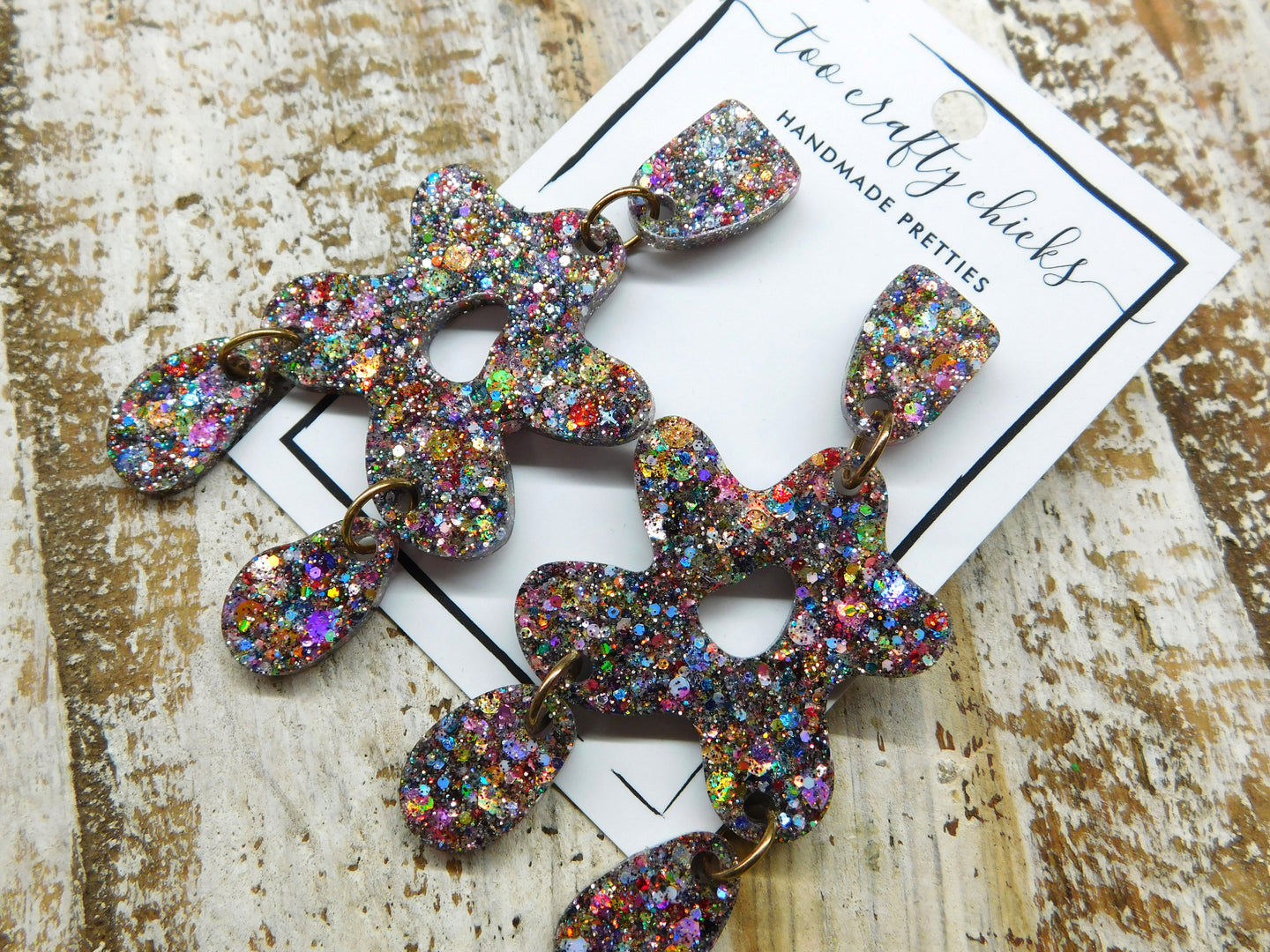 Dump Cup Floral Dangles