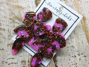 Brown & Pink 4 Tier Dangles