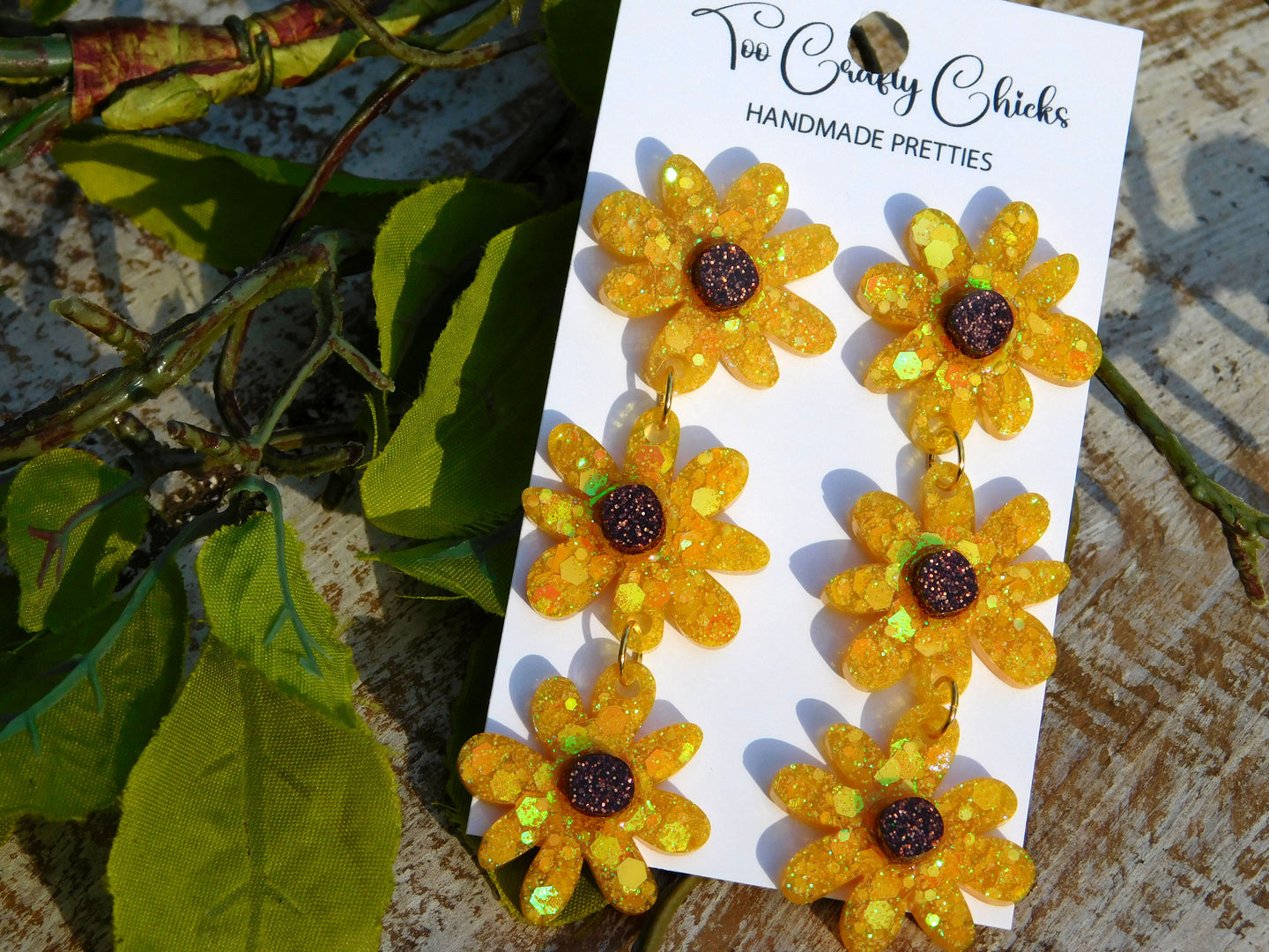 3 Tier Sunflower Dangles