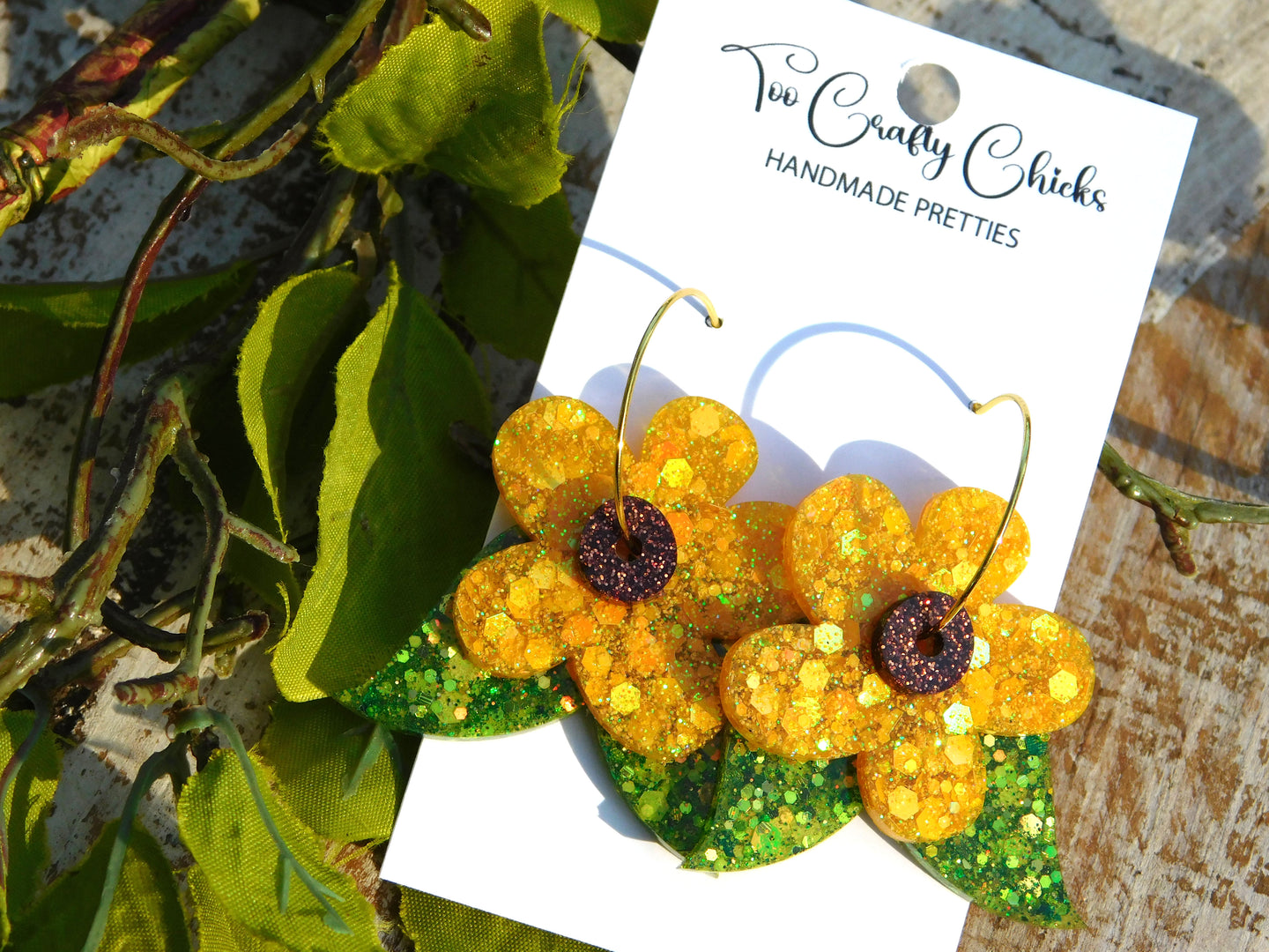 Sunflower Hoops