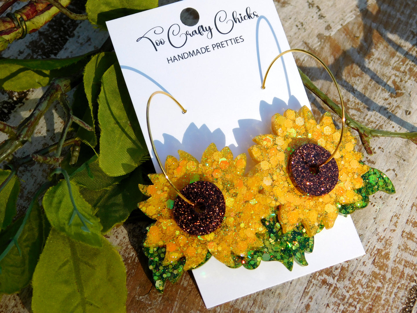 Sunflower Hoops