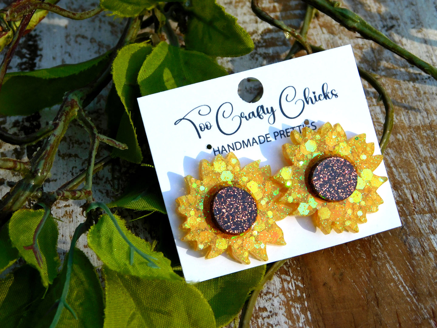 Sunflower Studs