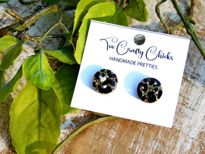 Hand Painted Leopard 1/2 in. Studs