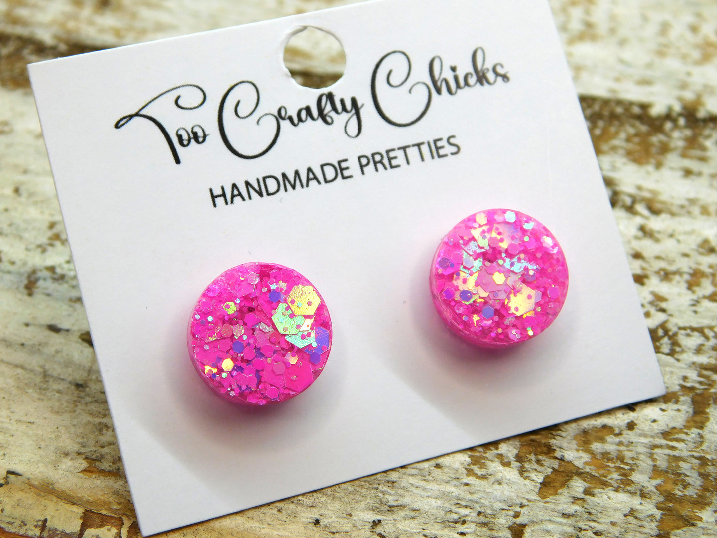Hot Pink 1/2 in. Studs