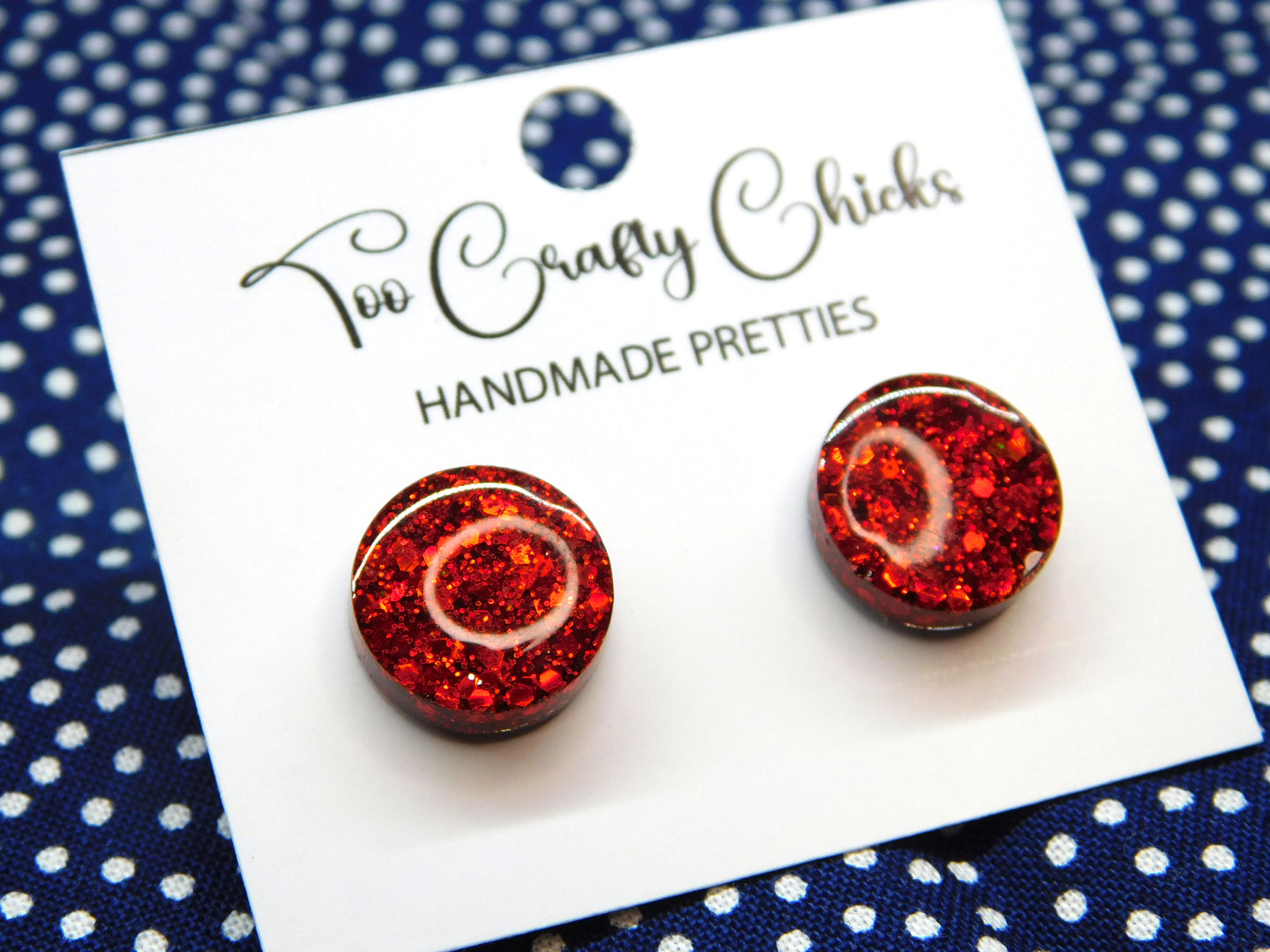 1/2 in. Red Round Studs