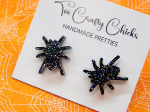 PRE ORDER - 1/2 in. Black Spider Studs