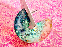 Load image into Gallery viewer, Pink BEACH Round Hoop Studs
