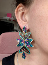 Load image into Gallery viewer, Fantasy Leopard 5 Tier Orchid Dangles

